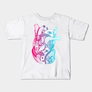 Dual Color Light Heart Kids T-Shirt